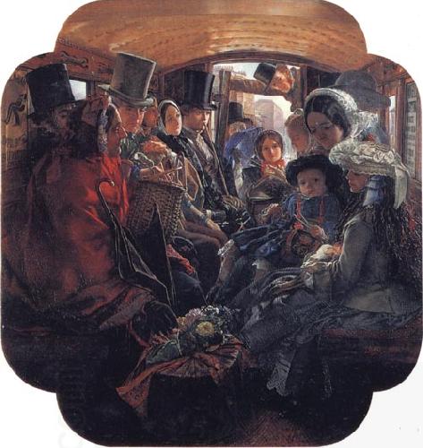 William Maw Egley Omnibus Life in London China oil painting art